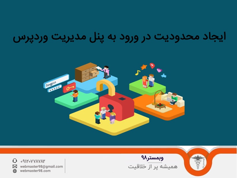 آموزش ایجاد محدودیت در ورود به پنل مدیریت وردپرس